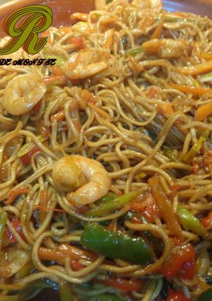 Una foto de Fideos orientales