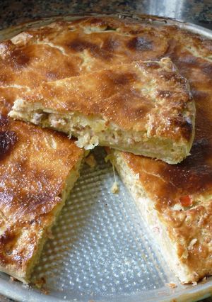 Una foto de Tarta con sobrantes de rellenos casera