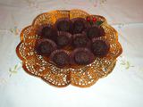 Trufas de chocolate con nata