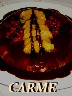 Una foto de Pastel fresco de plátano y chocolate