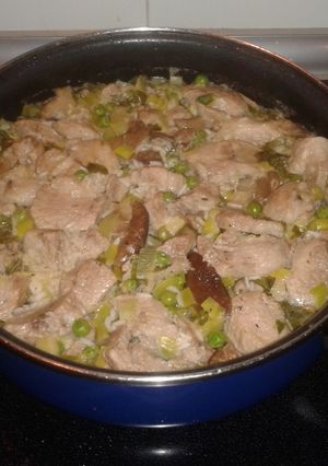 Una foto de Risotto Ibérico