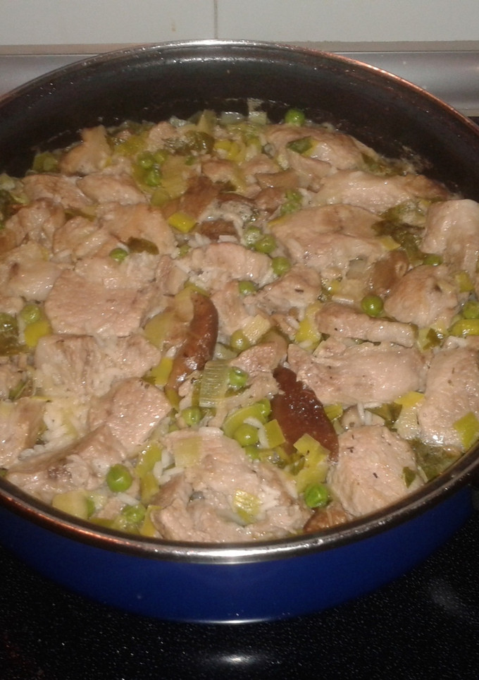 Una foto de Risotto Ibérico