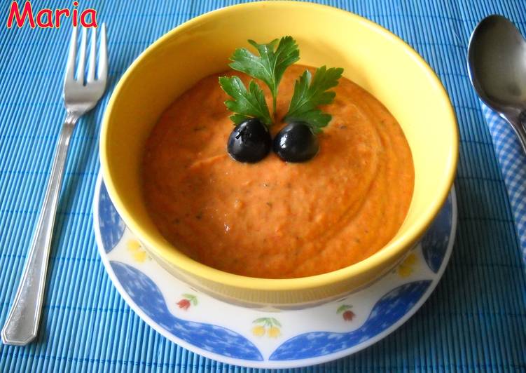 Crema fría de berenjenas y yogur