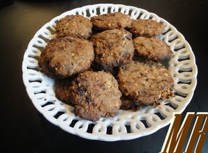 Una foto de Galletas de avellana y chocolate