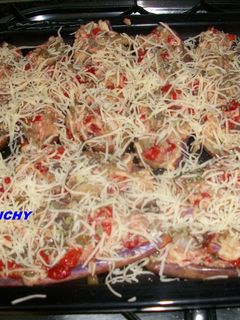 Una foto de Berenjenas rellenas especiales, rápidas y gratinadas