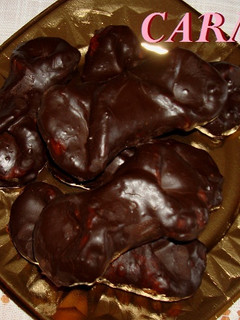 Una foto de Pestiños con cobertura de chocolate
