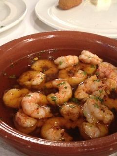 Una foto de Gambas al ajillo