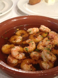 Una foto de Gambas al ajillo
