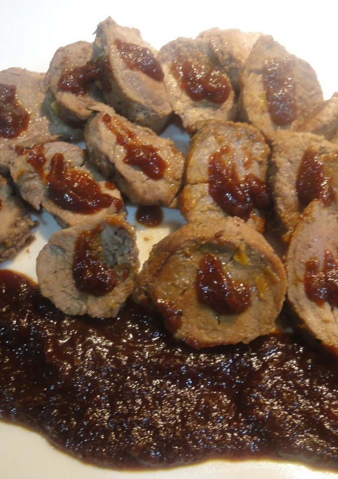Una foto de Solomillo de cerdo con salsa agridulce