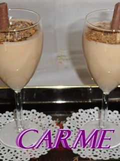 Una foto de Batido de plátano y horchata de chufa