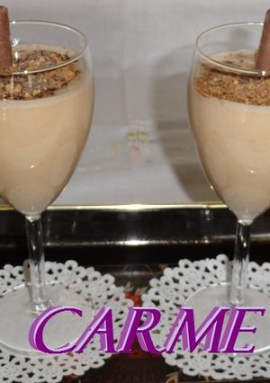 A picture of Banana and Horchata de Chufa Smoothie.