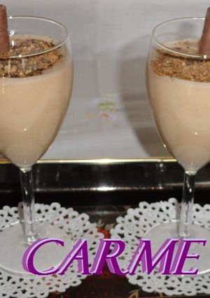 Una foto de Batido de plátano y horchata de chufa