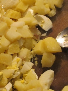 Una foto de Ensalada de papas y huevo