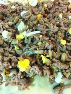 Una foto de Pastel de carne picada y verduras