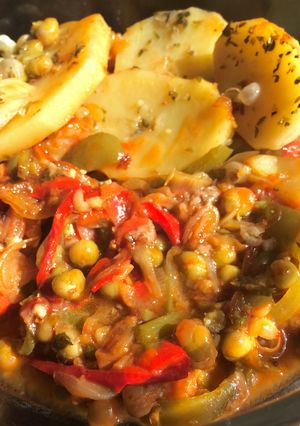 Una foto de Bifes a la criolla