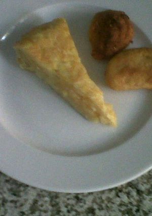 Una foto de Pincho de tortilla