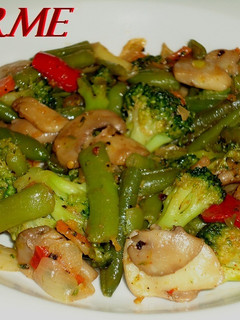 Una foto de Verduras salteadas con pimentón de la Vera
