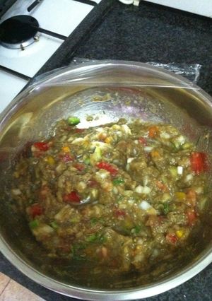 Una foto de Ensalada de berenjenas Romani