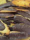 Lenguitas de gato con chocolate
