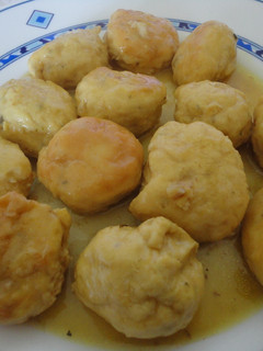 Una foto de Albóndigas de pollo a la cerveza
