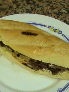 Una foto de Bocadillo de Ternera