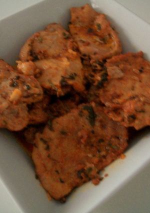 Una foto de Zorza de filetes de lomo a la gallega