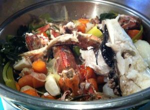 Una foto de Fumet sopa de pescado