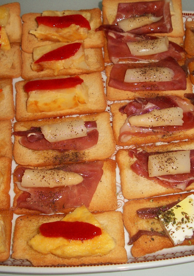 Una foto de Mini Tostas variadas para aperitivo