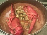 Bogavante con salsa americana