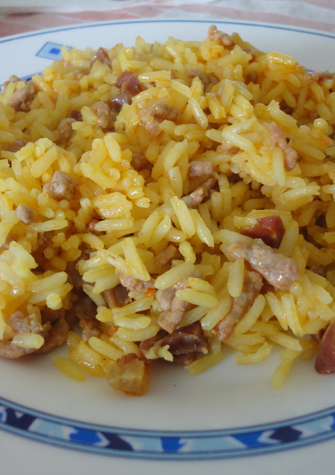 Una foto de Arroz serrano