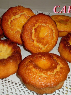 Una foto de Magdalenas con mousse de yogurt de limón
