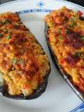 Berenjenas rellenas a la menorquina