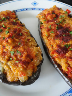 Una foto de Berenjenas rellenas a la menorquina