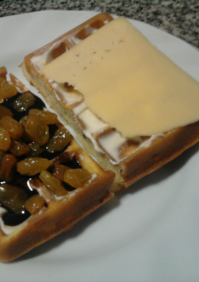 Una foto de Wafles para el desayuno