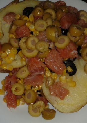 Una foto de Superpatata rellena