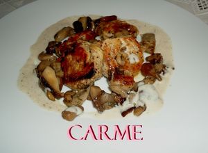 Foto principal de Filet mignon con salsa de setas y queso
