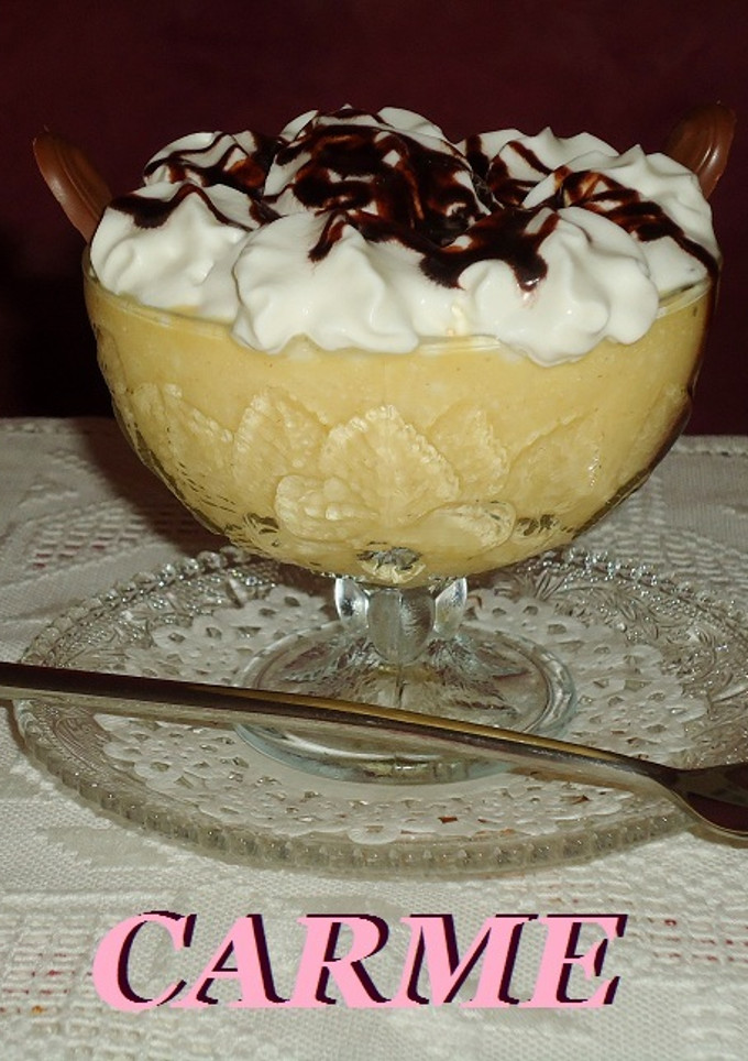Una foto de Mousse de flan