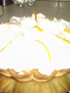 Una foto de Torta de mandarinas con cobertura glace