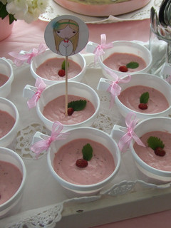 Una foto de Mousse de mascarpone y fresas para fiesta