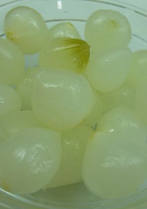 Una foto de Cebollitas en vinagre