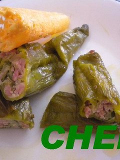 Una foto de Pimientos italianos rellenos de salchichas