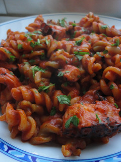 Foto principal de Pasta con salsa de pulpo