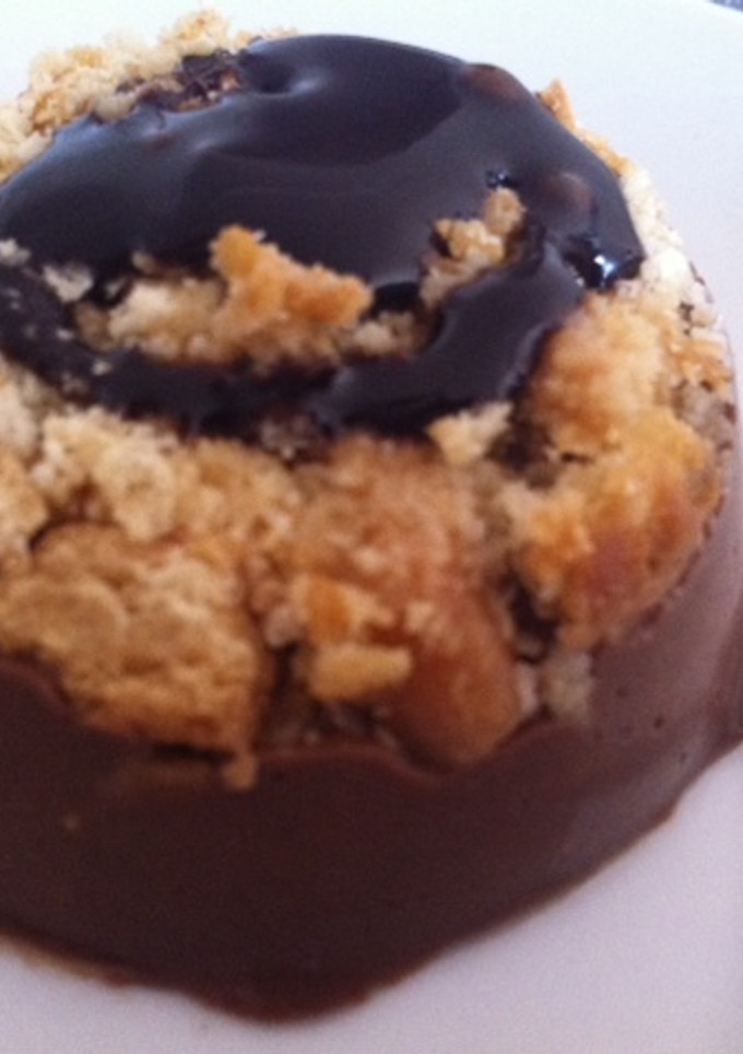 Una foto de Mini pasteles de Chocolate y queso
