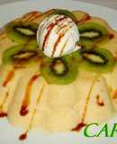 Flan de nectarinas