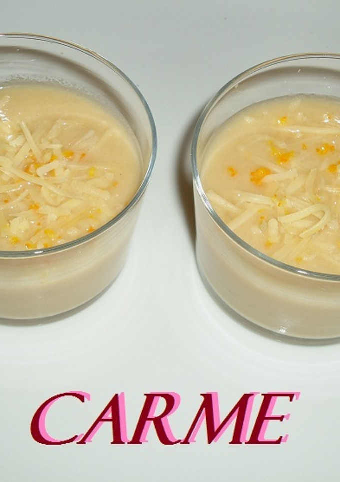 Una foto de Chupitos de gazpacho de melón al Pedro Ximénez