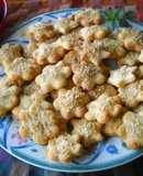 Galletas de yogur y queso para aperitivo
