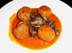 Una foto de Albóndigas de carne de cerdo