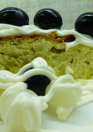 Una foto de Pastel de puerros al horno