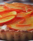 Tarta de naranjas y crema al Cointreau