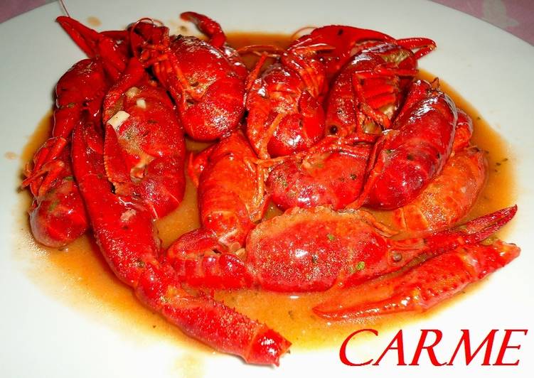 Cangrejos de rio al Albariño